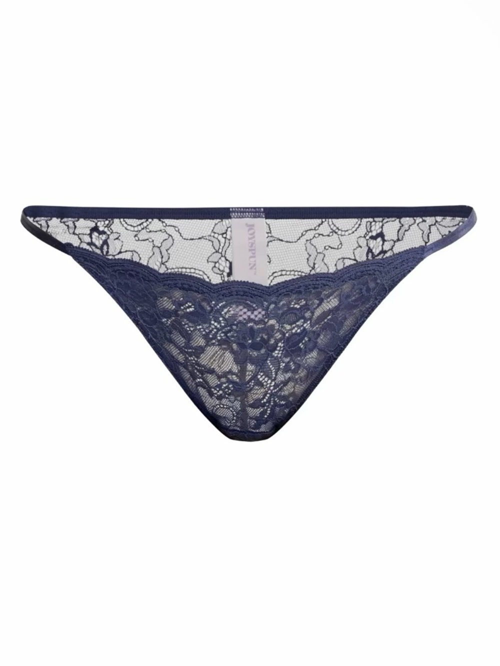 NWT - String Bikini Panties with Scalloped Lace, 3 Pack - Picture 4 of 5